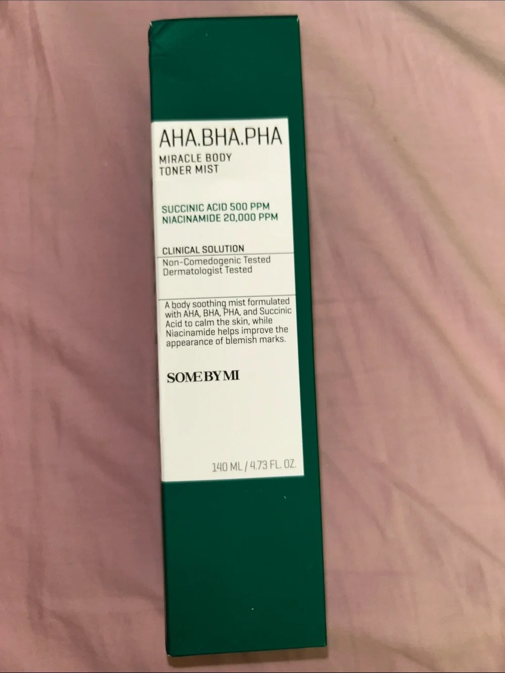 AHA.BHA.PHA Miracle Body Toner Mist - Green